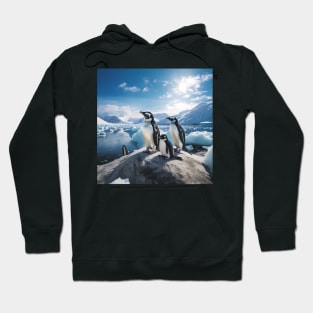 Penguins In Natural Habitat - Wildlife Hoodie